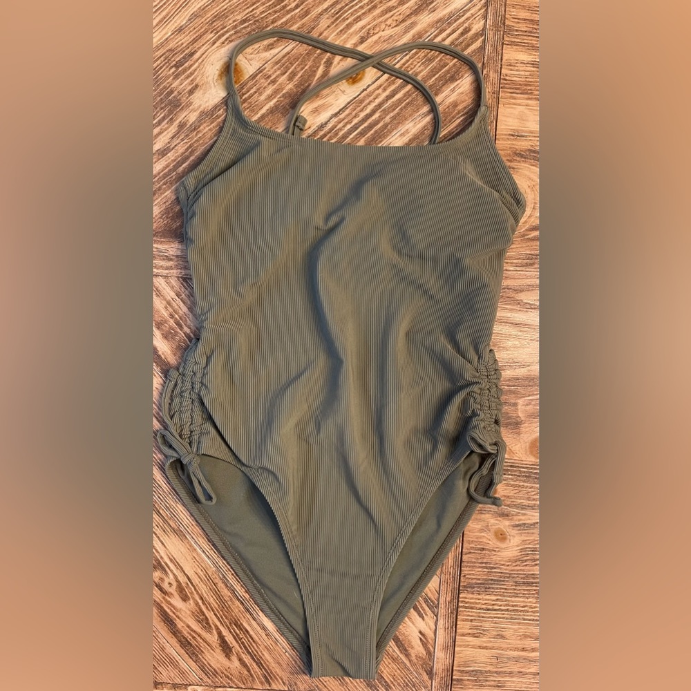 Green One Piece Swimsuit